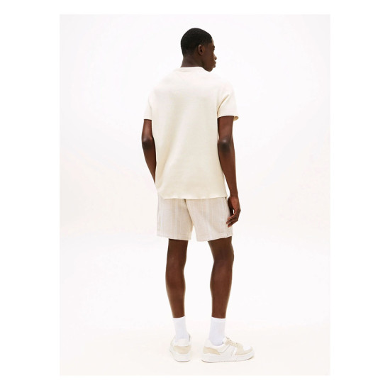 Tommy Hilfiger Ανδρική κοντομάνικη μπλούζα Slim Waffle Script Tee